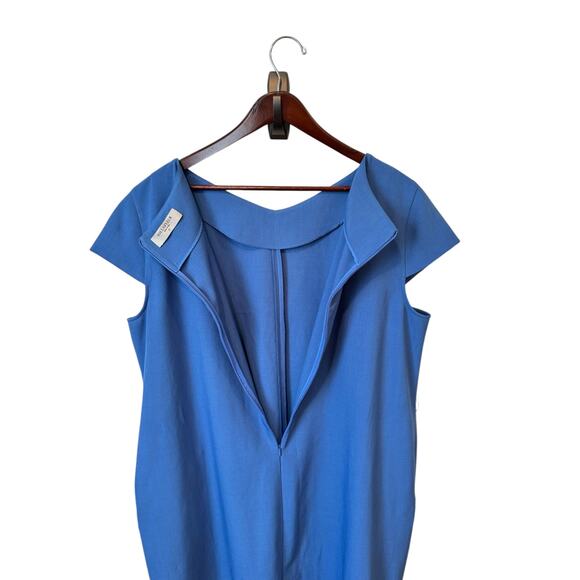 MM LAFLEUR The Nisa Dress Size 3X EUC $195 MSRP Career Office Sheath Blue - Picture 10 of 12